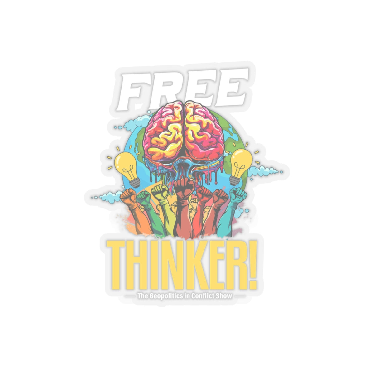 Free Thinker Sticker